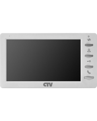 Монитор видеодомофона CTV-M1701 Plus (белый) в Ставрополе Абонентские IP устройства Pintop.ru