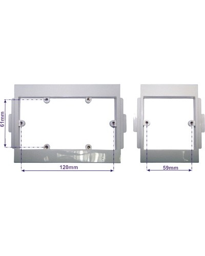 Суппорт пластиковый 45x90, под винт TWT TWT-CT100-F45X90 в Ставрополе Аксессуары для кабель-канала Pintop.ru