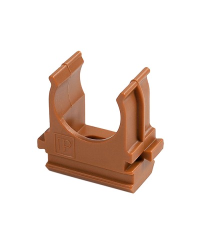 Крепёж-клипса для труб АБС-пластик бук д20 (100шт/1500шт уп/кор) Промрукав (PR13.0046) в Ставрополе Держатели, клипсы, скобы Pintop.ru