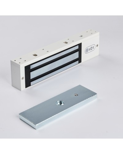 R-Lock RL-EM350-L0W - Электромагнитный замкок, 350кг, DC12/24B, цвет белый, RAL9016(белый) в Ставрополе Электромагнитные замки Pintop.ru