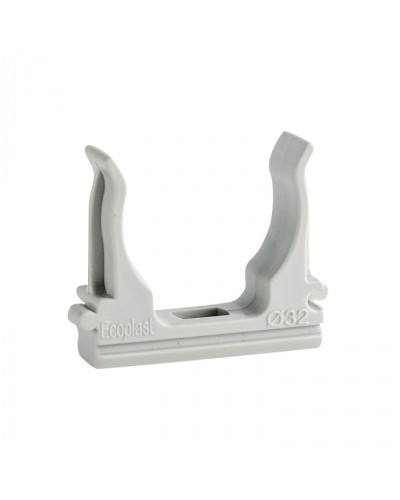 CF32G Держатель (клипса), без галогена, для труб D32мм (10шт) Экопласт (41732-10HF) в Ставрополе Держатели, клипсы, скобы Pintop.ru