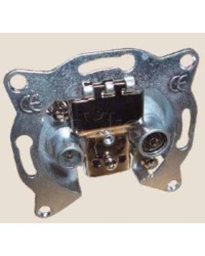 Механизм розетки TV+FM оконечный LK60 Экопласт 865200-1 в Ставрополе Розетки компьютерные и телефонные Pintop.ru