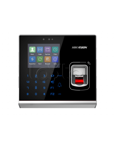 Терминал доступа со встроенными считывателями Mifare карт и отпечатков пальцев Hikvision DS-K1T201AMF в Ставрополе Считыватели Pintop.ru