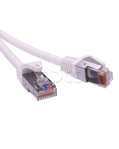 Патч-корд экранированный CAT6 F/UTP 4х2, LSZH, белый, 2м DKC RN6FU4520WH в Ставрополе Патчкорды (медные) Pintop.ru
