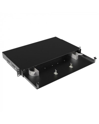 Оптическая полка выдвижная, без лицевой панели, неукомплектованная, 1U,черная DKC RNFPE1U24 в Ставрополе Кроссы оптические Pintop.ru