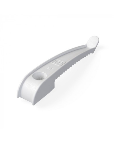 Держатель кабеля односторонний для прямого монтажа в гофроящике белый (200 шт/кор) Промрукав (PR13.0489) в Ставрополе Аксессуары для кабель-канала Pintop.ru