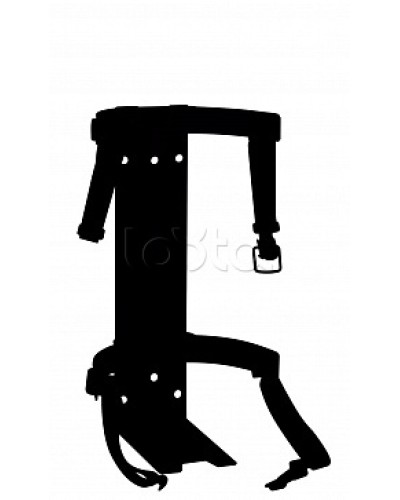 Кронштейн ПОЖТЕХНИКА КТР-8/9 на 2 ремнях (d180-185) для ОП/ОВП-8, ОП/ОВЭ-9 в Ставрополе Аксессуары для огнетушителей Pintop.ru