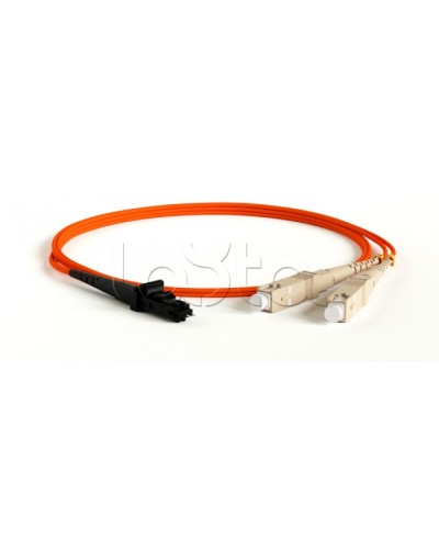 Патч-корд волоконно-оптический Hyperline FC-D2-62-ST/PR-ST/PR-H-3M-LSZH-OR в Ставрополе Патч-корды оптические Pintop.ru