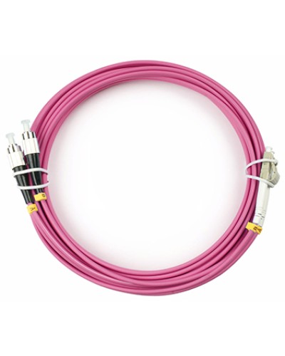 Шнур оптический duplex LC-FC 50/125 mm OM4 7м LSZH Cabeus FOP-50-OM4-LC-FC-7m в Ставрополе Патч-корды оптические Pintop.ru
