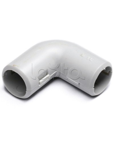 Колено открывающееся, 90 градусов 32 DKC (50532) - Колено открывающееся 90°, номинальный ф32мм, пластик, IP40, RAL 7035 в Ставрополе Повороты, муфты, тройники Pintop.ru