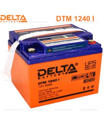 Аккумулятор свинцово-кислотный Delta DTM 1240 I в Ставрополе Электротехническое оборудование Pintop.ru