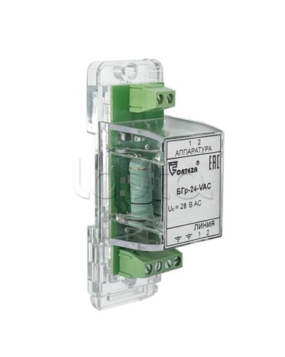 Устройство защиты от импульсных перенапряжений Forteza Блок БГр-24-VAC в Ставрополе Устройства защиты операционных процессоров (ОПС) Pintop.ru
