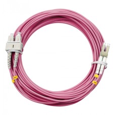 Шнур оптический duplex LC-SC 50/125 mm OM4 15м LSZH Cabeus FOP-50-OM4-LC-SC-15m