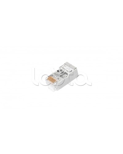 Коннектор NIKOMAX RJ45/8P8C под витую пару, Кат.5е (Класс D), уп-ка 100шт. (NMC-RJ88RZ50SD1-PT-100) в Ставрополе Коннекторы и разъемы Pintop.ru