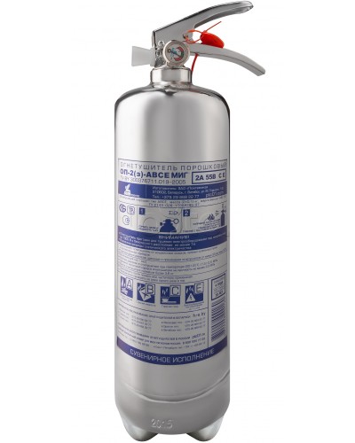 Огнетушитель ПОЖТЕХНИКА ОП-2(з) МИГ d110 нерж (1А, 21В, С, Е) в Ставрополе Огнетушители Pintop.ru