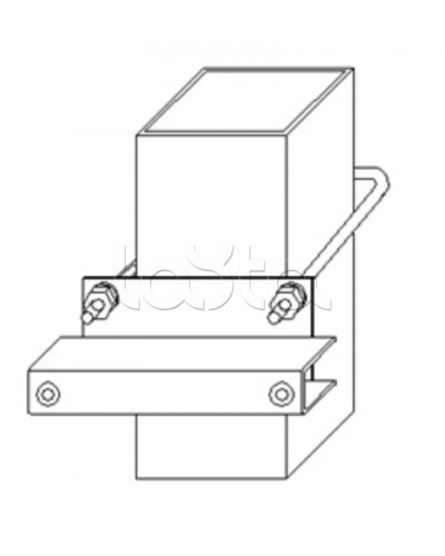 Узел крепления блоков подключения и управления БД-НР, БМ-НР, БУПР извещателей Омега-микродизайн УЗК-КС 80 в Ставрополе Кронштейны и планки для извещателей Pintop.ru