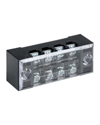 Терминал клеммный TB-1504 до 1,5 мм2 15A 4 клеммные пары EKF PROxima (tb-1504) в Ставрополе Клеммные колодки Pintop.ru