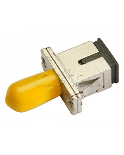 Соединитель проходной ST-SC, SM(для одномодового кабеля), simplex Cabeus ST-SC-SM в Ставрополе Проходные адаптеры и розетки оптические Pintop.ru