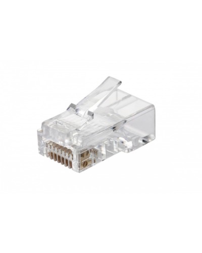 Вилка RJ45 Q-PLUG, категория 6, UTP, для полевой установки, без цвета, упаковка 50 штук Eurolan (13A-U6-11WT) в Ставрополе Коннекторы и разъемы Pintop.ru