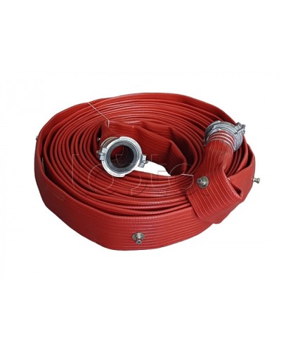 Магнито-Контакт Рукав пожарный перфорированный с дюзами РПМ(Д)-80-1,6-ИМ-УХЛ1 с головками ГР-80 ал, для создания водяных завес в Ставрополе Пожарные рукава Pintop.ru