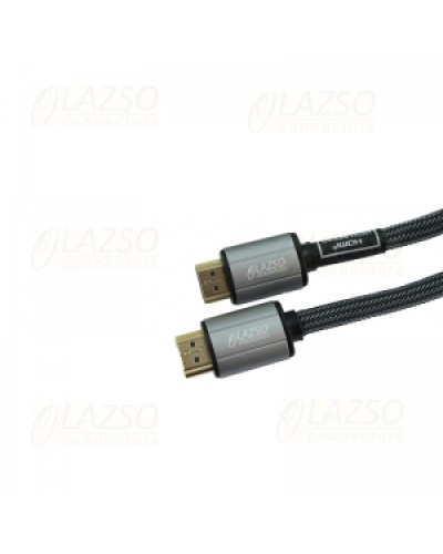 Кабель для передачи сигналов HDMI 2.0 LAZSO WH-111(2m)-B в Ставрополе Патч-корды и пигтейлы Pintop.ru