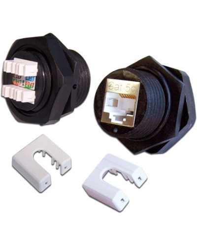 Индустриальный модуль Keystone, RJ45, cat.5e, STP, 180 градусов, IP68 LANMASTER (LAN-OK45S5E/180-WP) в Ставрополе Коммутационные изделия Pintop.ru