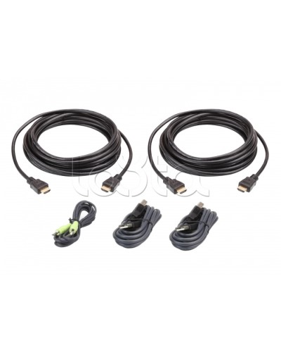 Комплект кабелей USB, HDMI, Dual Display для защищенного KVM-переключателя (3м) ATEN 2L-7D03UHX5 в Ставрополе Видеоусилители, Модуляторы, Делители Pintop.ru