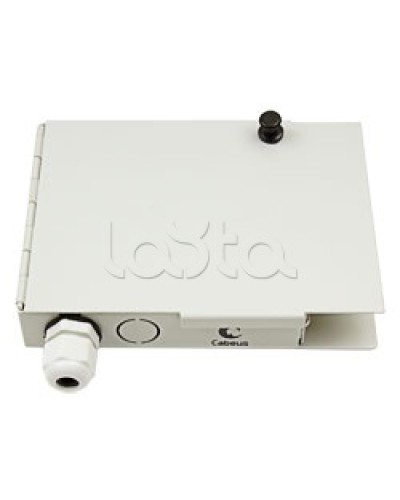 Бокс оптический настенный 19 на 4 SC/LC порта Cabeus JJT-4-SC в Ставрополе Кросс оптический Pintop.ru