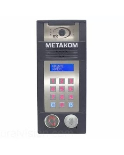Многоабонентый антивандальный блок вызова со встроенной гибридной видеокамерой Метаком MК2018-MFCGVH в Ставрополе Блоки вызова многоабонентные Pintop.ru