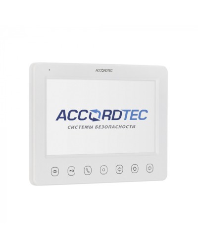 Монитор видеодомофон AccordTec AT-VD 751C/M/SD WH в Ставрополе Абонентские IP устройства Pintop.ru
