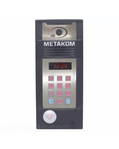 Многоабонентый антивандальный блок вызова со встроенной гибридной видеокамерой Метаком в Ставрополе Блоки вызова многоабонентные Pintop.ru