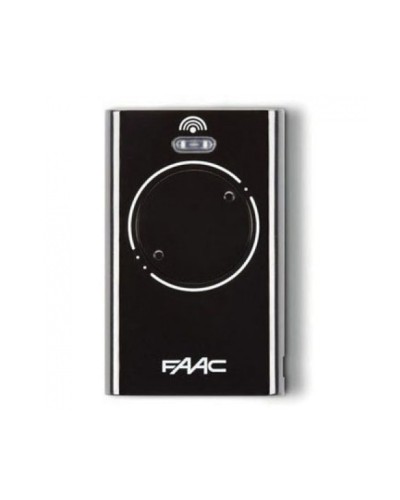 Брелок-передатчик 2-канальный Faac 7870091 (черный) в Ставрополе Устройства радиоуправления для шлагбаумов и автоматики Pintop.ru
