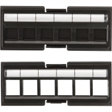 Вставка под кейстоны в модульную панель, неэкранированная, 6 портов, без шторок LANMASTER LAN-FRM-IN-6OK-UXX