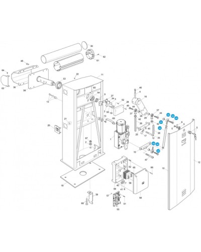 Моторедуктор G6000 Came 119RIG195 в Ставрополе Запчасти для шлагбаумов и автоматики Pintop.ru