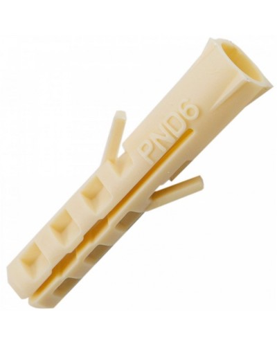 Дюбель нейлоновый PND 6х30 (100шт/уп) Промрукав (PR08.3621) в Ставрополе Крепеж: Дюбели, шурупы, саморезы Pintop.ru