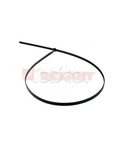 Хомут-стяжка нейлоновый 9х1020 мм чёрный (100шт/уп) REXANT 07-1021 в Ставрополе Стяжки-хомуты Pintop.ru