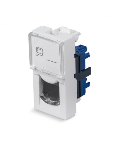 Модуль Keystone Jack RJ-45(8P8C), 180 градусов, категория 6 Cabeus (KJ-RJ45-Cat.6-180T-FP-L-22,5) в Ставрополе Модули Keystone Pintop.ru
