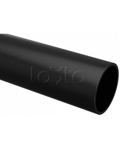 Труба гладкая ПВХ жесткая d25 мм (2 м) (50 м/уп) черная EKF-Plast (trg-25b-2m) в Ставрополе Гладкая труба Pintop.ru