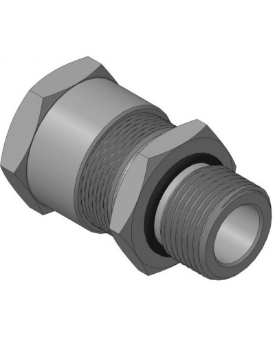 Кабельный ввод с резьбой G1/2 мм для открытой прокладки кабеля с проходным диаметром d=8-12 мм Спектрон КВН-ЕХЕ-12-Н-G1/2 в Ставрополе Аксессуары для кабель-канала Pintop.ru