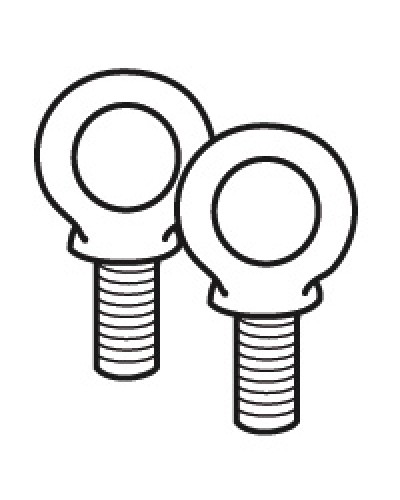 Комплект подъемных колец Legrand 020482 в Ставрополе Аксессуары для стоек и шкафов Pintop.ru