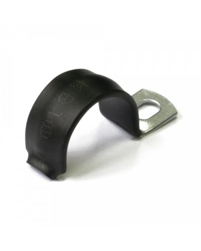 Скоба металлическая однолапковая с полимерным покрытием СМО-П d19-20 мм (100 шт/уп) Промрукав (PR08.6008) в Ставрополе Держатели, клипсы, скобы Pintop.ru