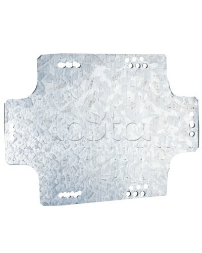 Монтажная пластина из оцинк. стали 206х164х1,5мм, для коробок 240х190мм DKC 59607 в Ставрополе Крепежные изделия Pintop.ru