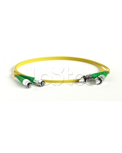 Патч-корд волоконно-оптический Hyperline FC-D2-9-LC/UR-LC/UR-H-20M-LSZH-YL в Ставрополе Патч-корды оптические Pintop.ru