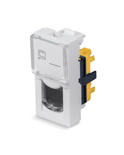 Модуль Keystone Jack RJ-45(8P8C), 180 градусов, категория 6a Cabeus (KJ-RJ45-Cat.6a-180T-FP-L-22,5) в Ставрополе Модули Keystone Pintop.ru