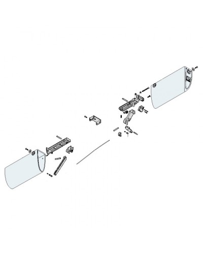Механизм нижний профиля DF Came 119RIR228 в Ставрополе Запчасти для шлагбаумов и автоматики Pintop.ru