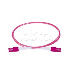 Оптический шнур HD, OM4, 2×50/125, дуплекс LC - дуплекс LC, UNIBOOT PUSH-PULL, 3 м Eurolan (41B-40-LC-LC-03)