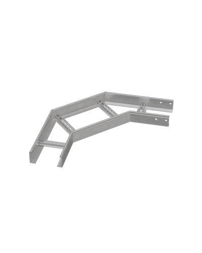 Угол лестничный горизонтальный 90 гр. 80х150х1,2 мм HD85 N КМ-профиль (LGL90-80-150-1.2 HD85 N) в Ставрополе Аксессуары для лотков Pintop.ru