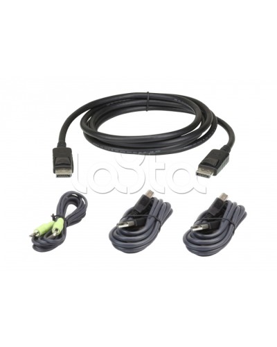 Комплект кабелей USB, DisplayPort для защищенного KVM-переключателя (1.8м)ATEN 2L-7D02UDPX4 в Ставрополе Видеоусилители, Модуляторы, Делители Pintop.ru