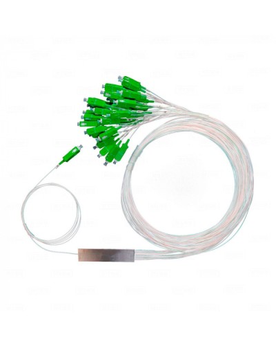 Разветвитель план 1х32 окон SC/APC 9/125 вывод 1,5м буфер 0.9мм 1260/1650 Cabeus (FCT-PLC-1/32-9-SC/A-1.5-0.9) в Ставрополе Оптические разветвители (сплиттеры) Pintop.ru