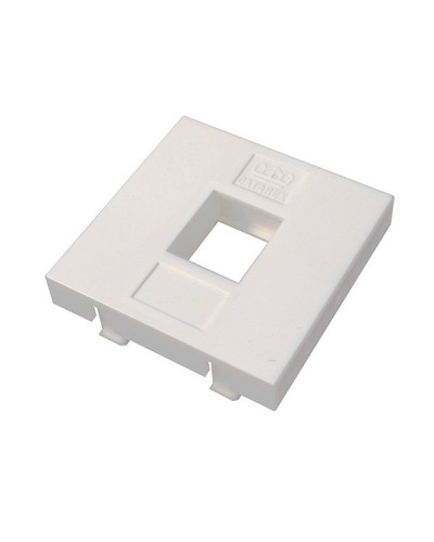 Адаптер Mosaic 45 х 45 мм для модуля Keystone, 1 порт, белый Datarex DR-5301 в Ставрополе Коммутационные изделия Pintop.ru